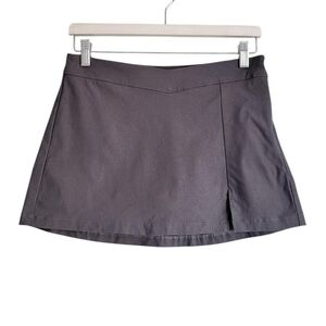 Garage Gray V Waist Mini Skort